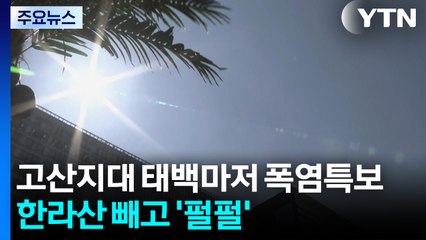 [날씨] 고산지대 태백마저 폭염특보...한라산 빼고 '펄펄' 끓는다 / YTN