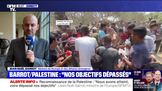 Bande de Gaza: Nous organiserons à partir de vendredi, quatre vols emportant 10 tonnes de vivres chacun , annonce Jean-Noël Barrot, ministre de l'Europe et des Affaires étrangères