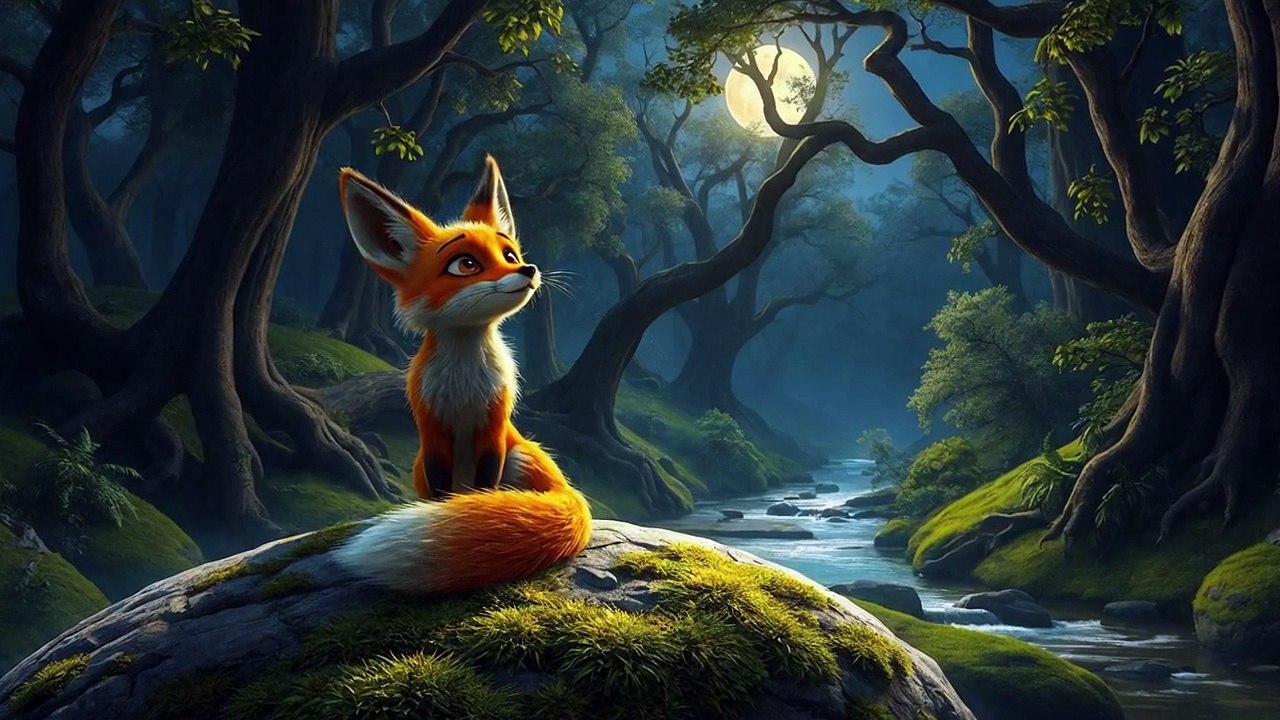 ✨ The Legend of Felix the Star Fox _ Magical Bedtime Story for Kids _ Enchanted Forest Adventure