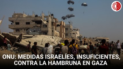 ONU: medidas israelíes son insuficientes para palear el hambre en Gaza
