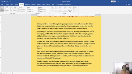 LEARN HOW TO SETUP PAGE IN MS WORD CORRECTLY.