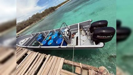 Así cayó la lancha con más de 1,500 paquetes de cocaína en Pedernales