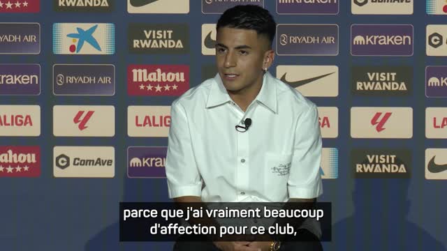 Atlético - Thiago Almada : "Un rêve qui se réalise"