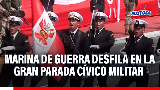 Marina de Guerra desfila en la Gran Parada Cívico Militar por Fiestas Patrias