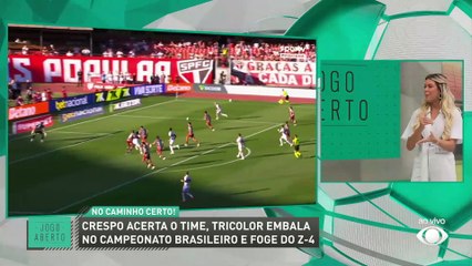 Chico Garcia elogia Hernán Crespo no São Paulo e diz que time se encaixou rapidamente