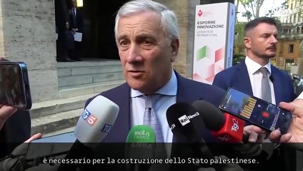 MO, Tajani: "Governo israeliano deve fermare i coloni, valutiamo nuove sanzioni"