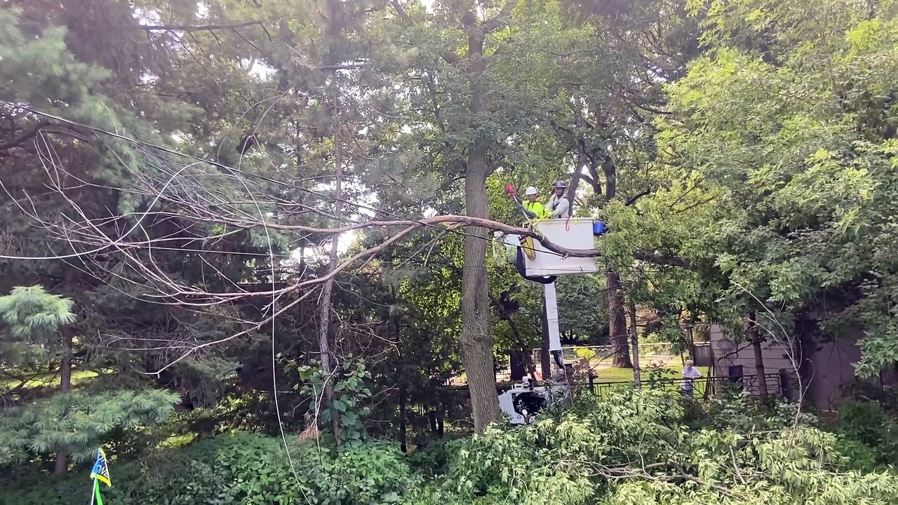 Xcel Energy working hard to restore the power for 300,000 people after consecutive nights of heavy storms