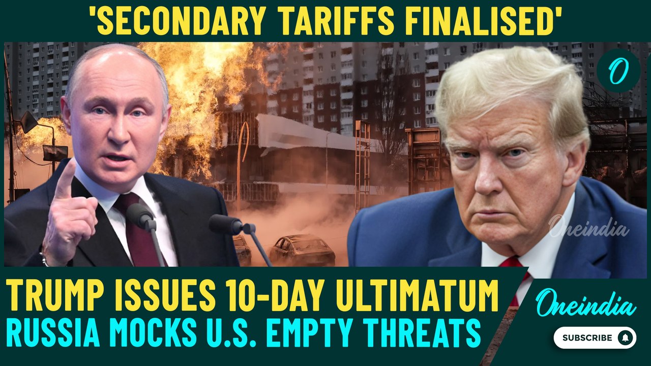 BREAKING: Trump’s 10-Day Deadline to Putin |Russia MOCKS U.S Secondary Tariff Threat For Ceasefire