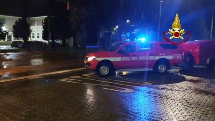 Nubifragio nell'Ascolano, 70 interventi dei vigili del fuoco nelle ultime 24 ore