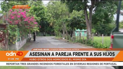 La violencia no cesa, familia es atacada a balazos frente a sus hijos en Tabasco