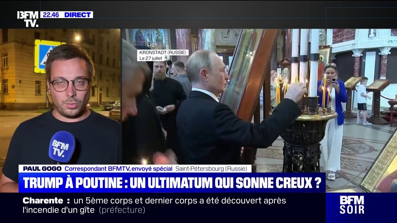 Guerre en Ukraine: pour l'instant, Vladimir Poutine n'a pas répondu à l'ultimatum envoyé par Donald Trump