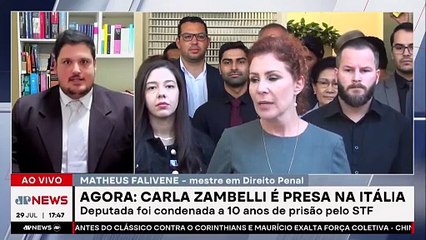 Prisão de Carla Zambelli: Especialista explica funcionamento da Justiça da Itália
