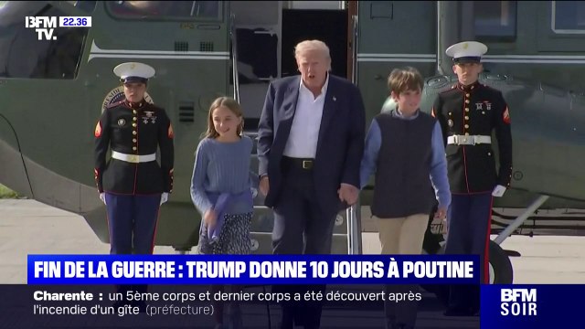 Donald Trump a indiqué qu'il imposera des droits de douane à la Russie si Vladimir Poutine ne met pas fin à la guerre en Ukraine