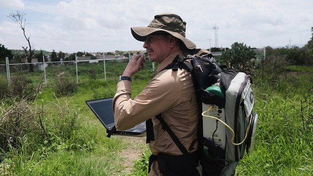Cadáveres de cerdo y drones ayudan a científicos y buscadoras a identificar fosas clandestinas