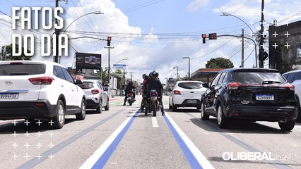 Avenida Pedro Álvares Cabral ganha nova sinalização preferencial para motos em Belém