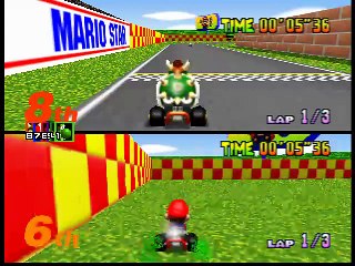 Mario Kart 64 online multiplayer - n64