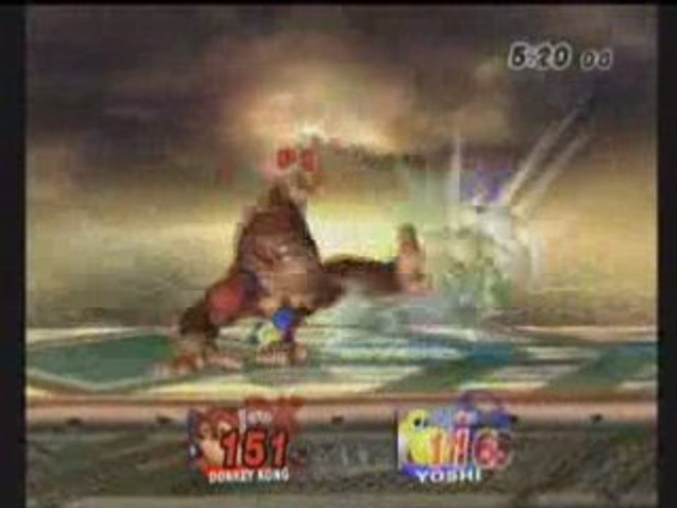 Brawl SN3S (Donkey Kong) Vs ROB59 (Yoshi)
