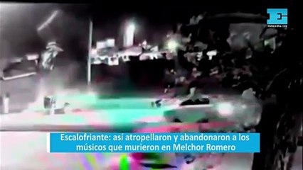 Escalofriante: así atropellaron y abandonaron a los músicos que murieron en Melchor Romero