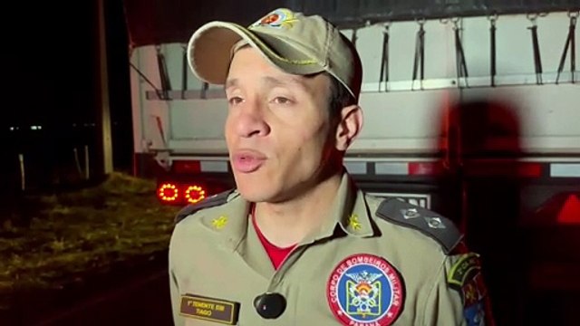 Condutora fica ferida após grave colisão na rodovia entre Umuarama e Serra dos Dourados - Tenente Thiago