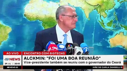 Alckmin se reúne com representantes das Big Techs; Haddad diz que negociação “não é vira-latismo”