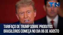 Tarifaço de Trump sobre produtos brasileiros começa no dia 06 de agosto