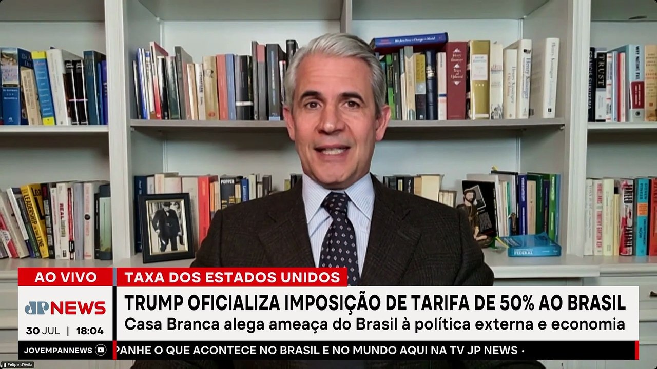 EUA SANCIONAM MORAES / TRUMP ASSINA TARIFAÇO / AGU REAGE ÀS RESTRIÇÕES | OS PINGOS NOS IS - 30/07/25