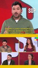 Mauro Icardi donaría la ropa de Wanda Nara a dos fundaciones turcas