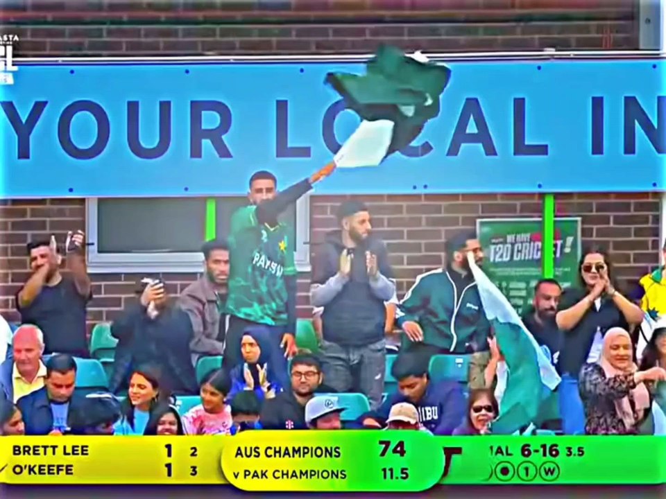 Pakistan vs Australia legends cricket match wickets highlights legends vs legends pak vs aus 2025