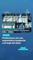 Productores ven con expectativa tendencia a la baja del dólar