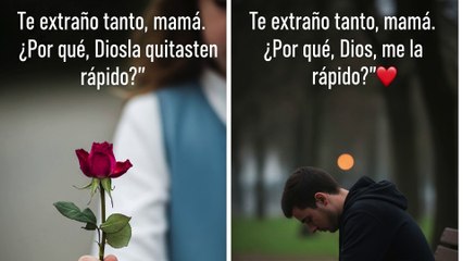 Te extraño tanto, mamá. ¿Por qué, Dios, me la quitaste tan rápido? 💔😭