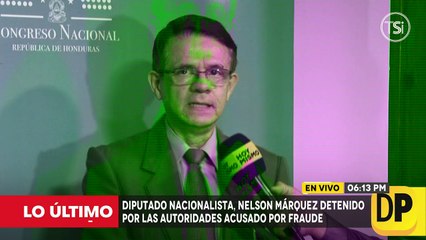 Diputado opositor cuestiona que captura de Nelson Márquez haya sido antes de sesión del Congreso