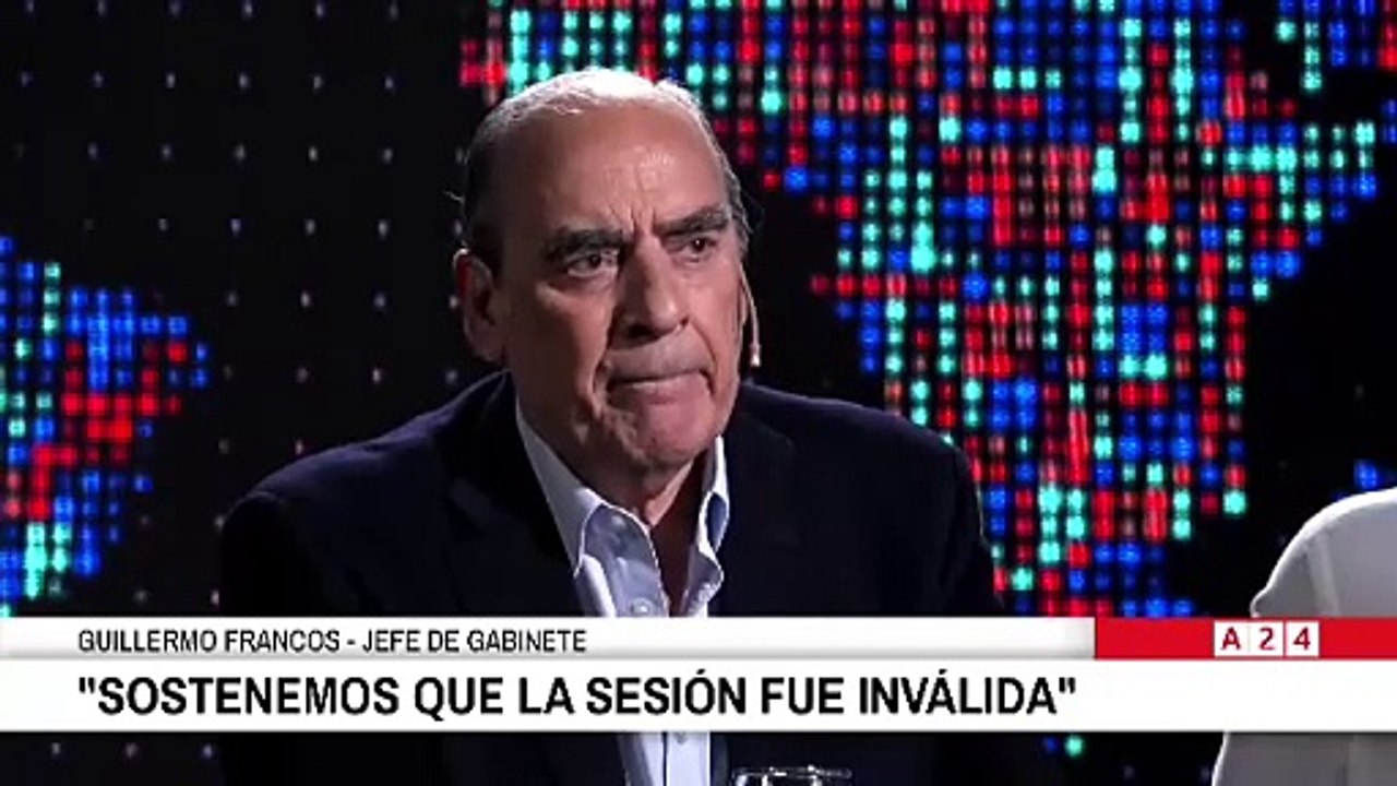 El jefe de Gabinete se refirió al veto presidencial de las leyes sancionadas en el Senado