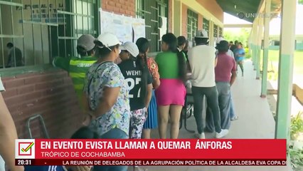 “Debemos quemar ánforas, sin Evo no hay elecciones”, dice dirigente evista a menos de tres semanas de las elecciones