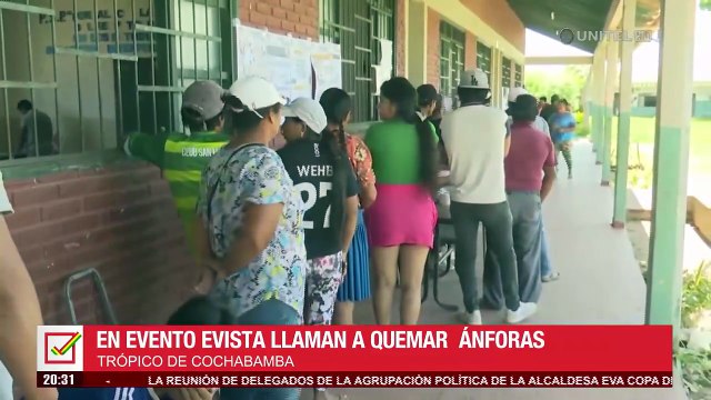 “Debemos quemar ánforas, sin Evo no hay elecciones”, dice dirigente evista a menos de tres semanas de las elecciones