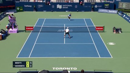 Musetti makes steady start in Canada