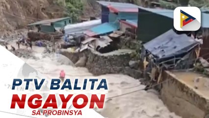 15 Bahay, totally damaged dahil sa naitalang pagguho ng lupa sa Sitio Acupan, Virac, Itogon; 213 pamilya, apektado