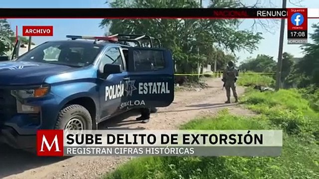 Corpamex reporta cifras históricas en el delito de extorsión con un aumento del 6.9%