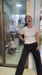 Fortunately I reacted quickly and ran out in time