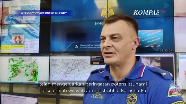 Detik-Detik Gempa M 8,7 Guncang Rusia, Bangunan Ambruk