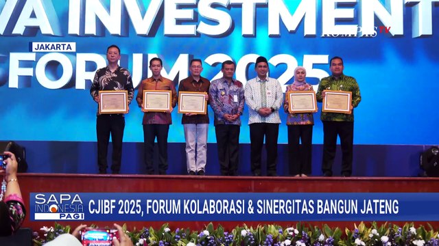 Pemprov Jateng Gelar CJIBF 2025, Forim Kolaborasi dan Sinergitas Bangun Jateng | SAPA PAGI