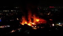 İstanbul'da korku dolu gece! Fabrikada yangın çıktı, peş peşe patlamalar meydana geldi!