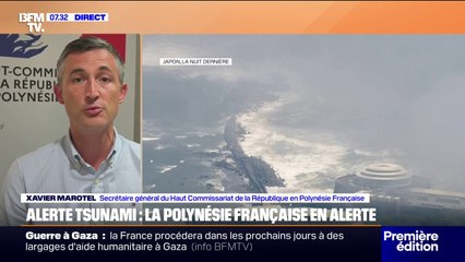 Tsunami dans le Pacifique: "L'archipel des Marquises est concerné", déclare le secrétaire général du Haut Commissariat en Polynésie française