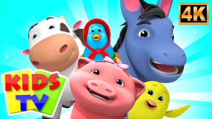 Old MacDonald Had a Farm 🐮🐷🐔 | Kids TV Nursery Rhymes & Baby Songs | Learn Animal Sounds
