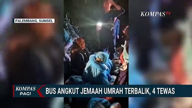 Bus yang Bawa Jemaah Umroh Asal Kota Jambi Alami Kecelakaan, 4 Orang Tewas | KOMPAS PAGI