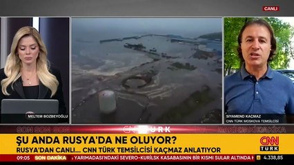8.8'LİK SARSINTI! Rusya alarmda... CNN TÜRK Temsilcisi Kaçmaz anlattı: Şu anda Rusya'da neler oluyor?