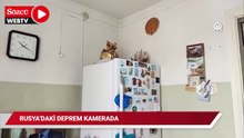 Rusya'daki 8,8 büyüklüğünde deprem kamerada