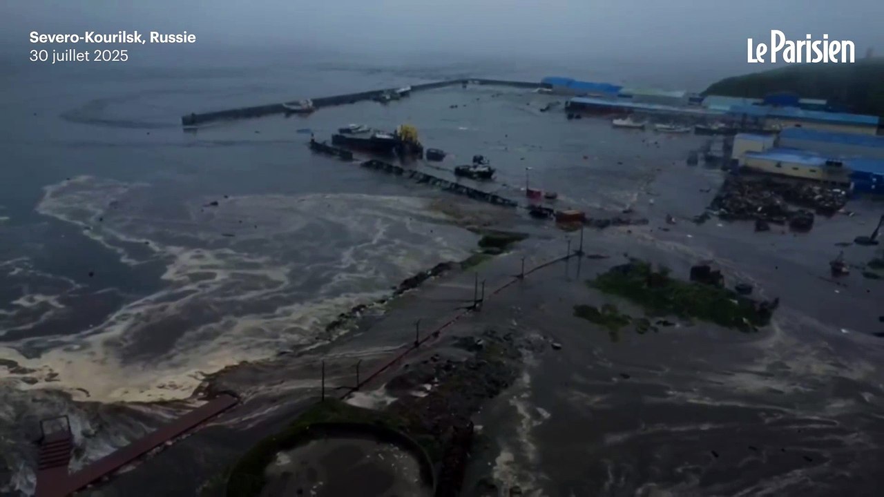 Tsunami : des vagues frappent les côtes russes du Kamchatka