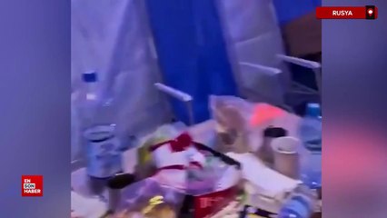 Rusya'da 8.8 şiddetinde meydana gelen deprem anları