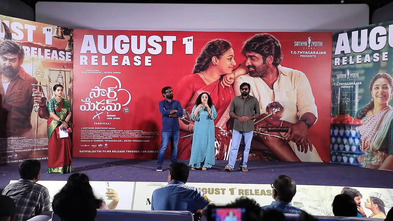 Heroine Nithya Menen Speech at Sir Madam (Telugu) Press-Meet ｜ YouWe Media