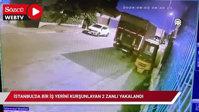 İstanbul'da bir iş yerini kurşunlayan 2 zanlı yakalandı